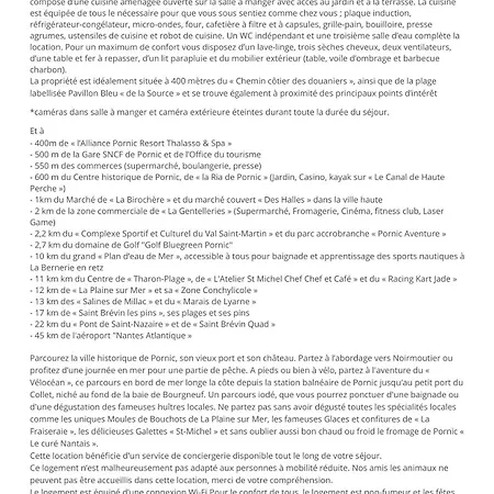 Maison Familiale A 400m De La Pour 8, 別荘 ポルニック